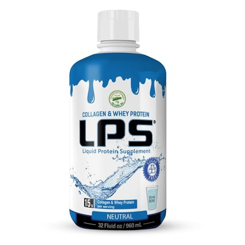Nutritional Designs LPS Liquid Collagen & Whey Protein Supplement - Sugar-Free Non-GMO Drink - Promotes Healthy Skin & Hair for Men & Women (Neutral) | Amazon (US)