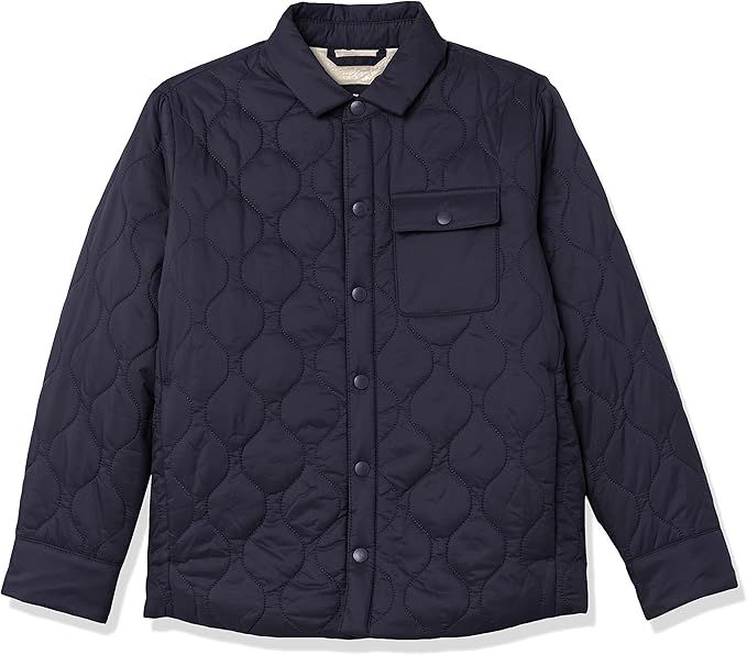 Amazon.com: Amazon Essentials Boys' Sherpa-Lined Quilted Shirt Jacket : Clothing, Shoes & Jewelry | Amazon (US)
