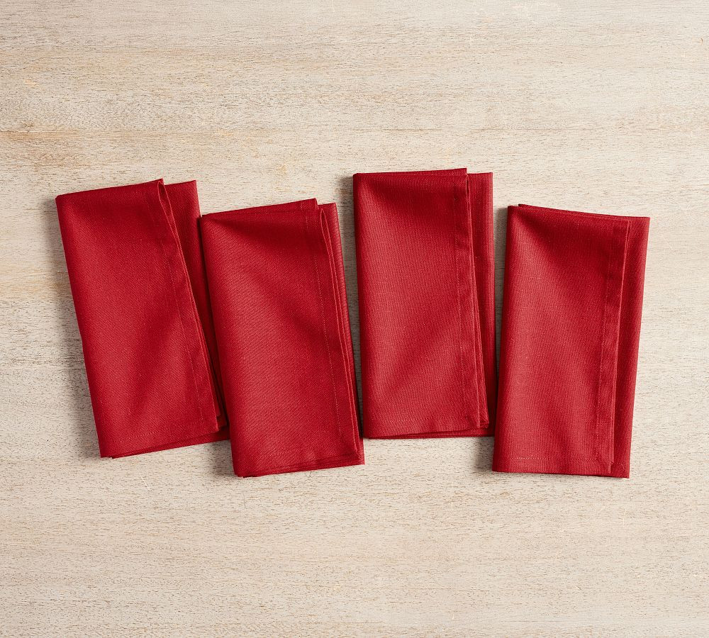 Everyday Organic Cotton Napkins - Set of 4 | Pottery Barn (US)