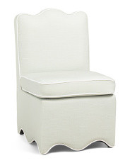 21x33 Scalloped Bottom Skirted Dining Chair | Kitchen & Dining Room | Marshalls | Marshalls