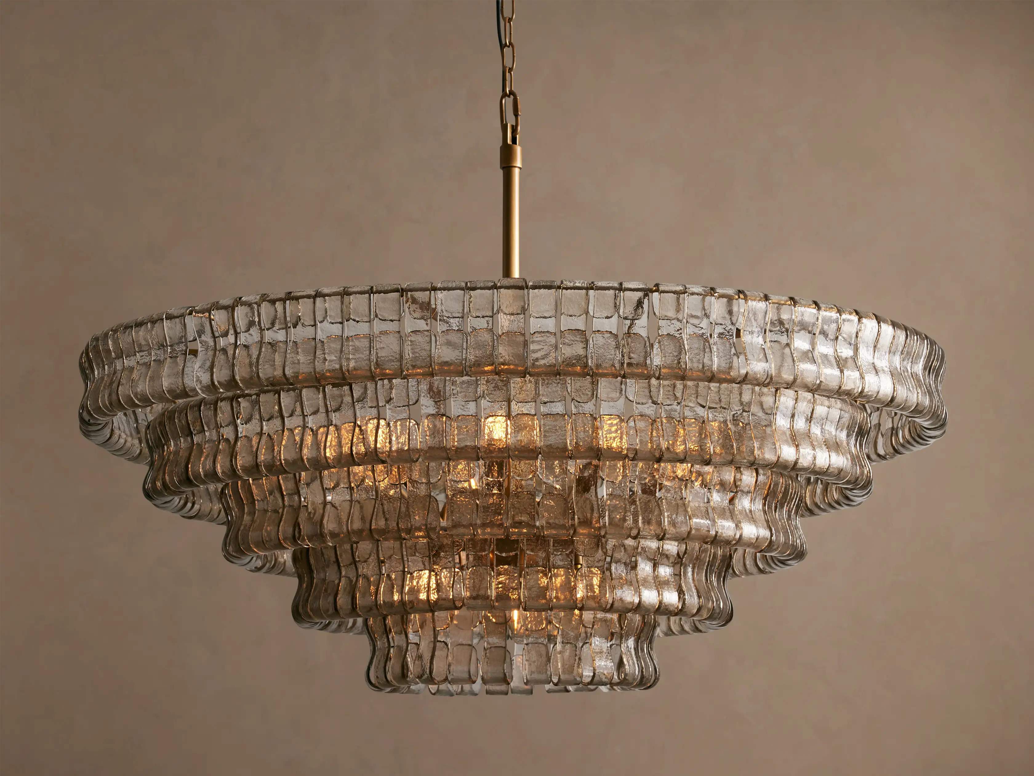 Ghiaccio Round Chandelier | Arhaus