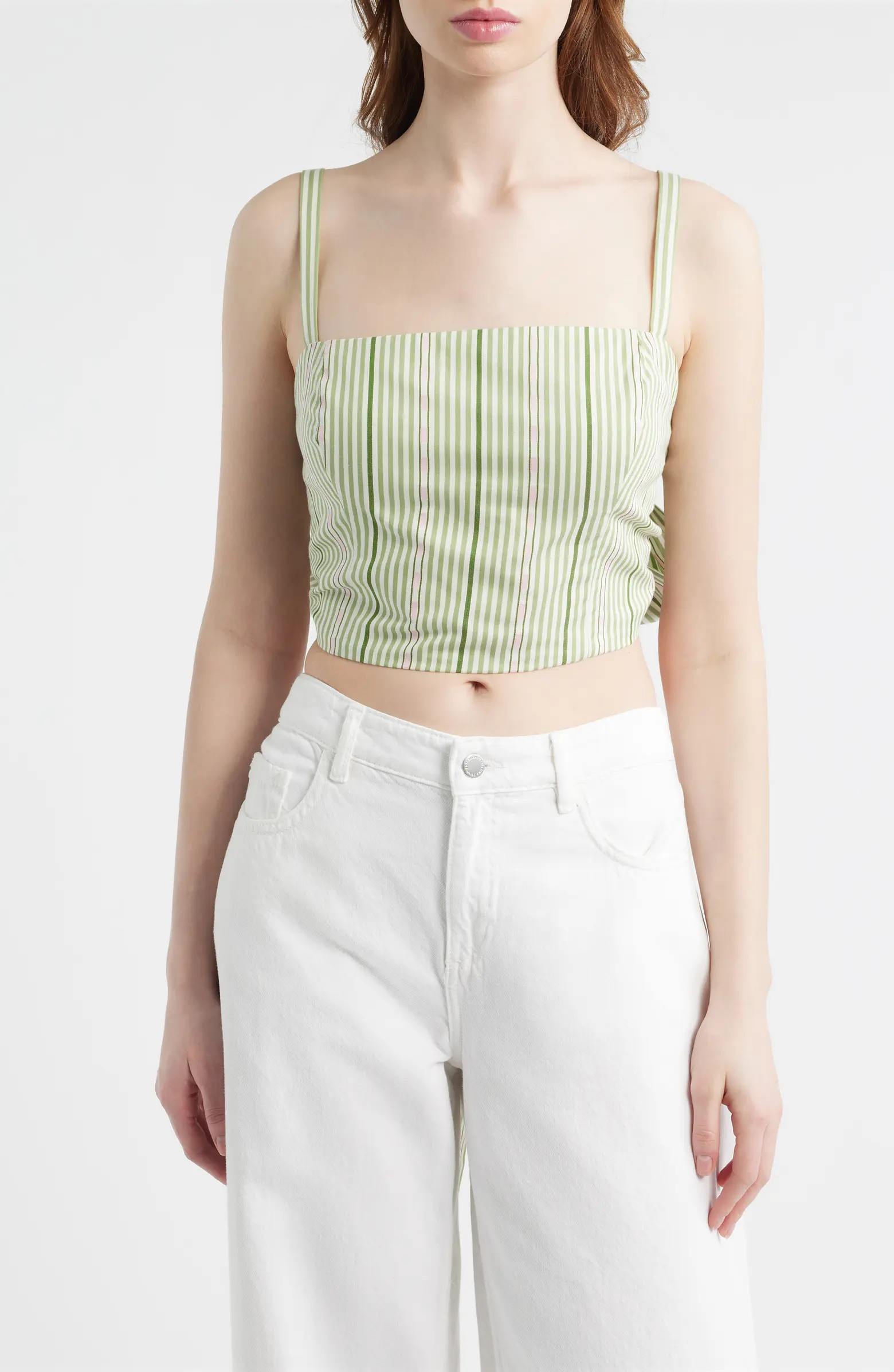 Miranda Stripe Crop Top | Nordstrom