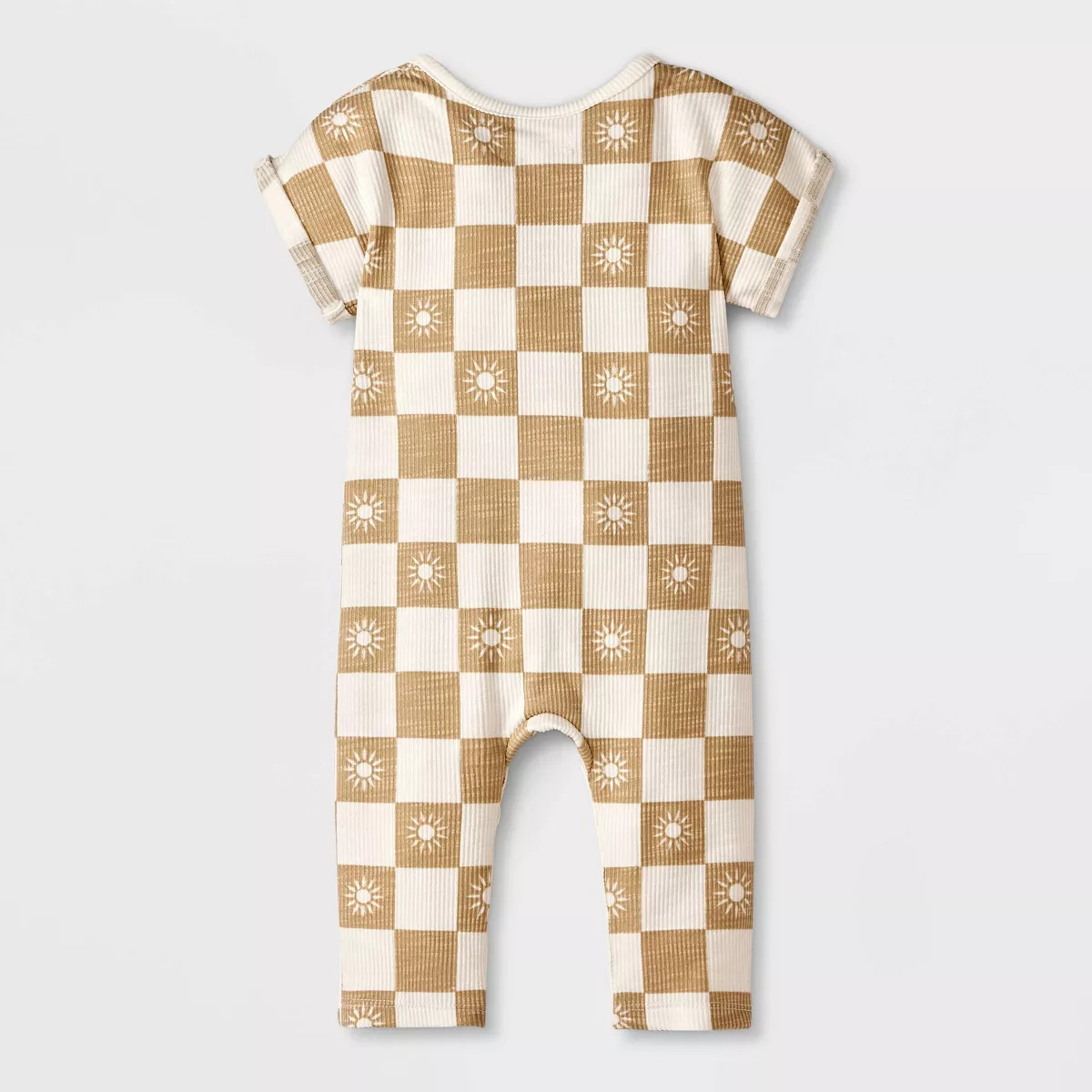 Grayson Mini Baby Rib Romper - Beige | Target
