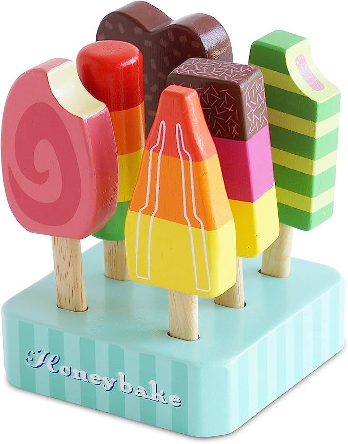 Le Toy Van Honeybake Collection Ice Lollies Set Premium Wooden Toys for Kids Ages 3 Years & Up (T... | Amazon (US)