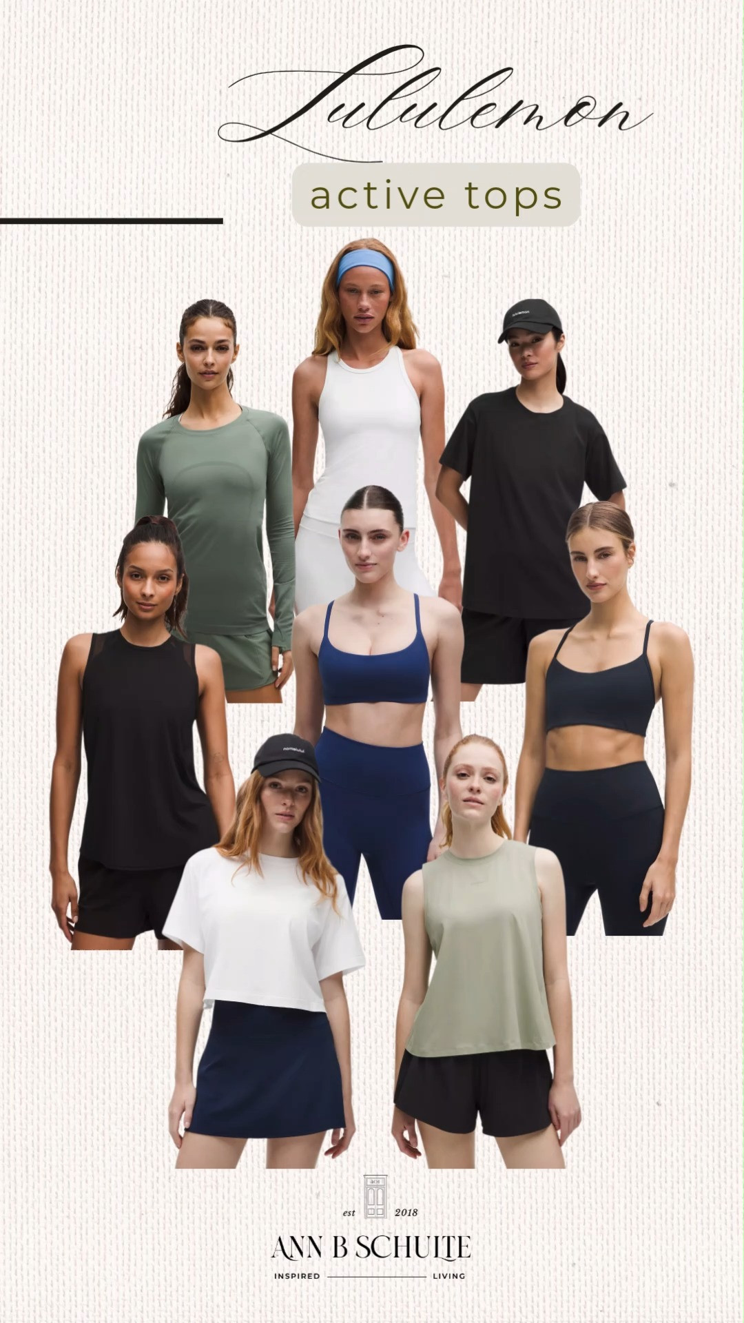 Lululemon active tops keep your workout look sleek, lightweight, and ready for every move. Cute enough for errands, tough enough for reps. 🏃‍♀️✨🖤
#Lululemon #LululemonActiveTops #ActiveTops #WorkoutStyle #Athleisure #FitnessFashion #GymStyle #OOTDInspo #LTKStyle #WorkoutWear 

 #LTKootd #LTKActive