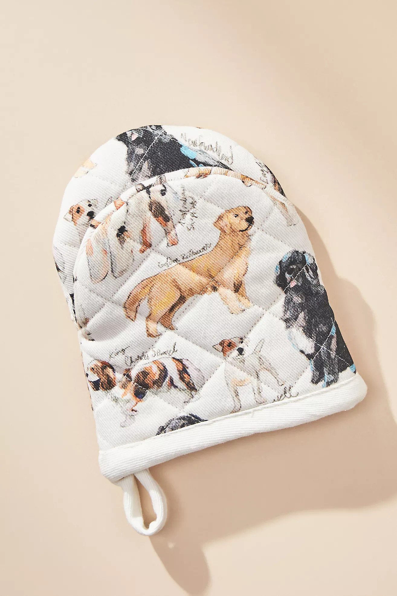 Dog Breeds A-Z Mini Oven Mitt | Anthropologie (US)