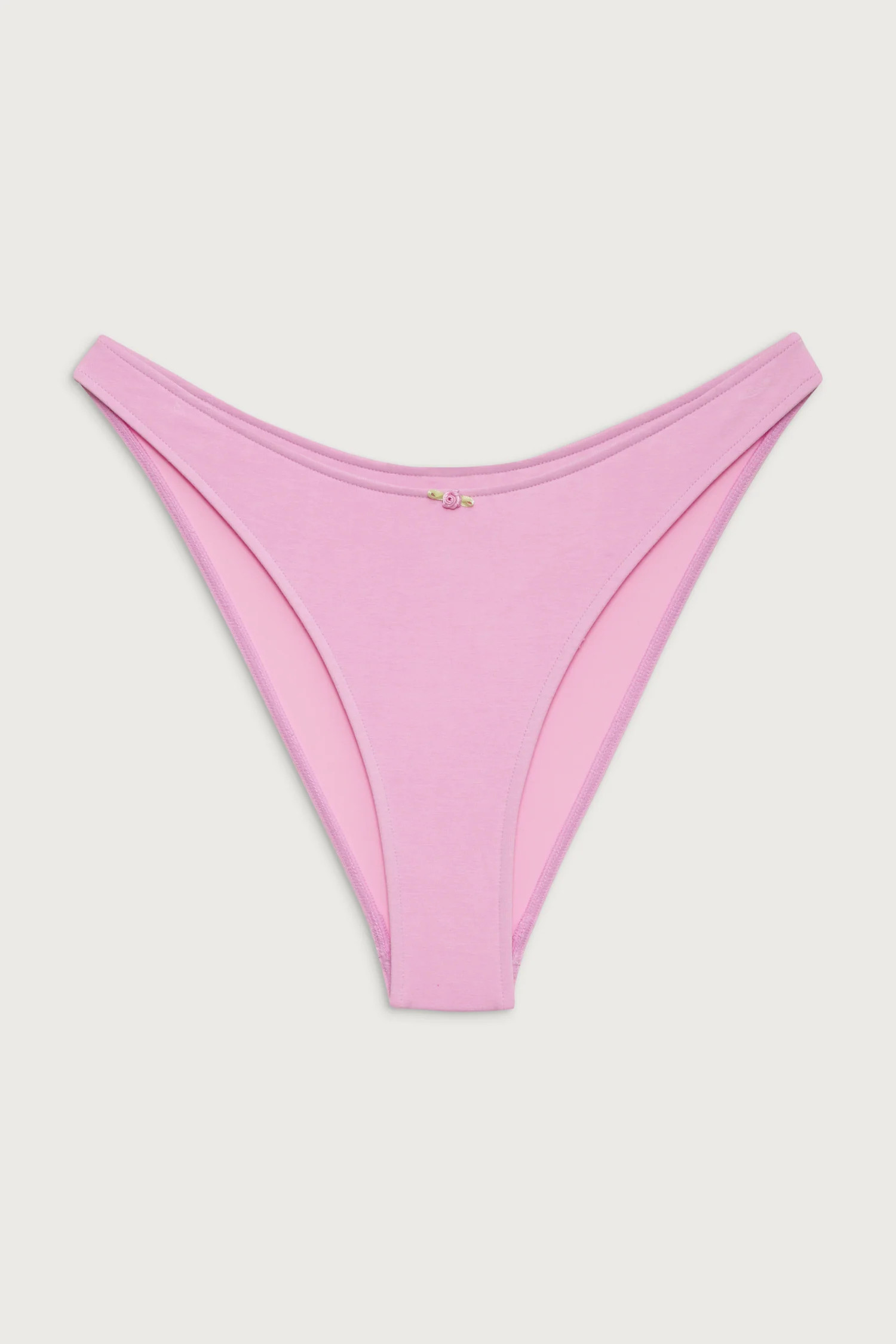 Dove Classic Bikini Bottom - French Rose | Frankies Bikinis