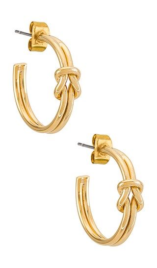 Sayo Hoops in Gold | Revolve Clothing (Global)