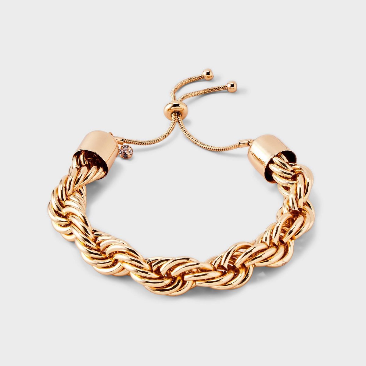 Pull Tie Rope Chain Bracelet - A New Day™ Gold | Target