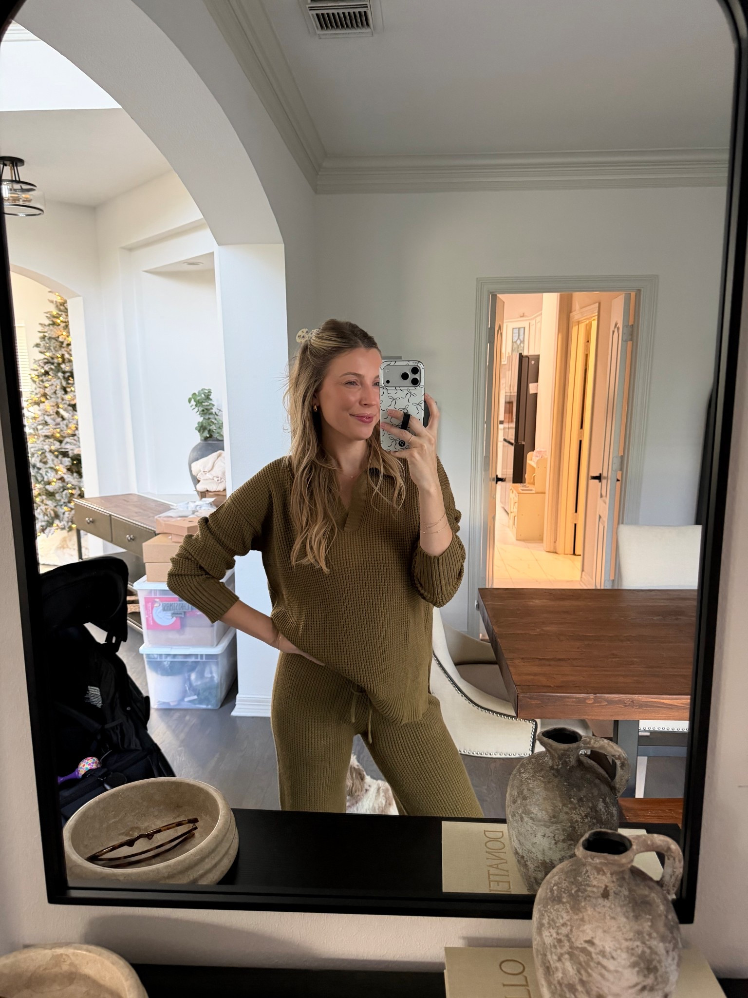 Lounge set perfect for fall & Christmas! Size M. It’s nursing friendly but!! 

#LTKBaby #LTKHoliday #LTKStyleTip