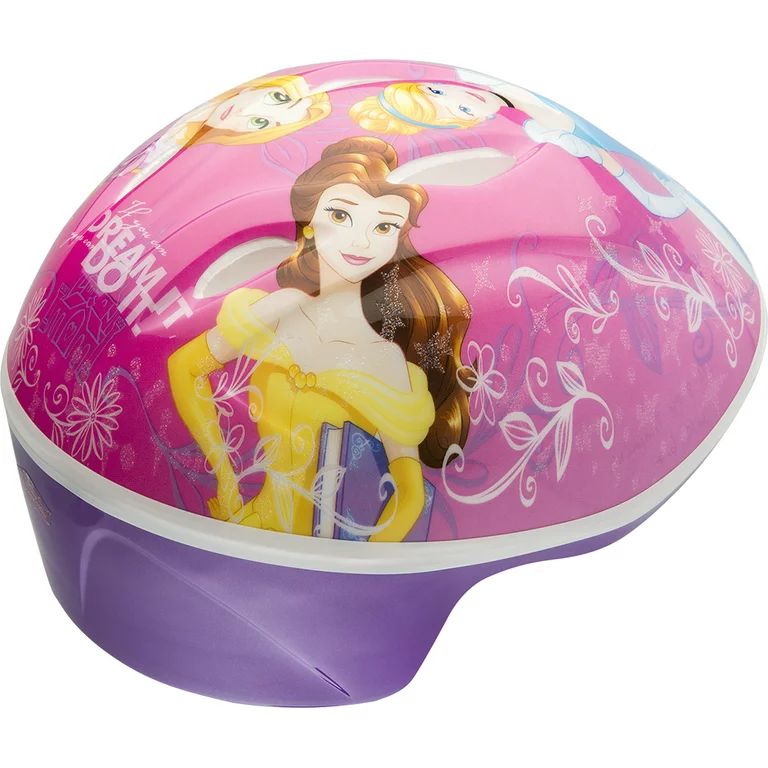 Bell Disney Princesses Rule Bike Helmet, Pink/Purple, Toddler 3+ (48-52cm) | Walmart (US)
