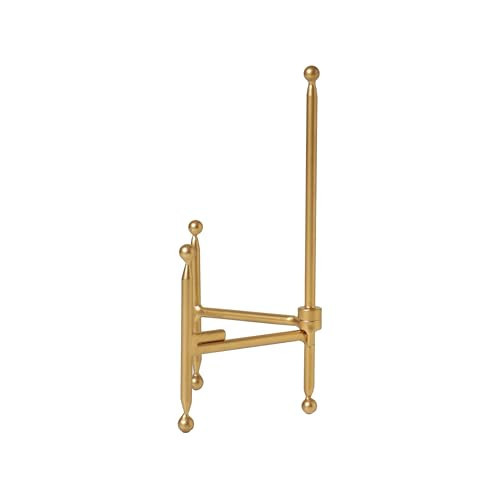 Studio Decor Gold Colored Steel Tabletop Easel - Decorative Stand for Pictures, Frames, Books, Cards, Plates - 1 Pack | Amazon (US)