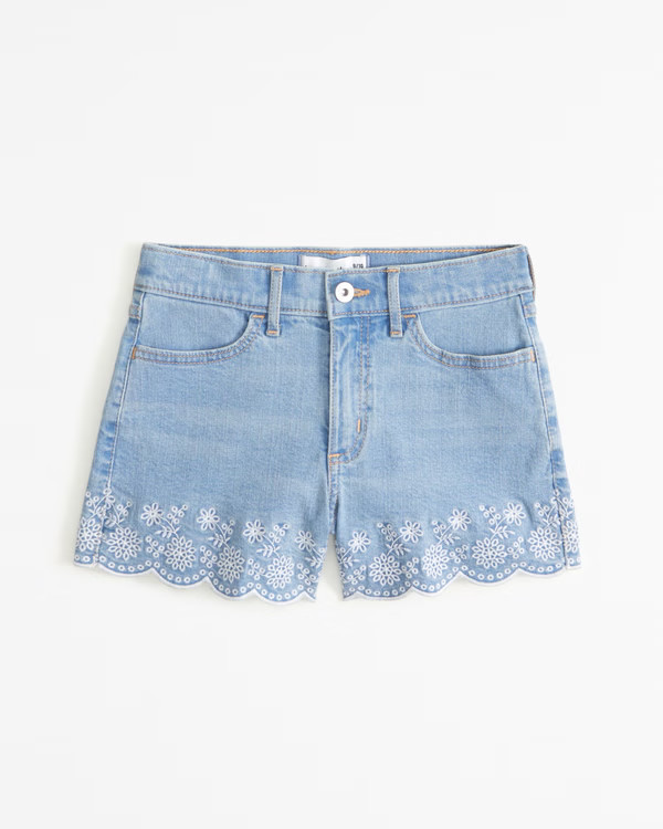 high rise relaxed shorts | Abercrombie & Fitch (US)