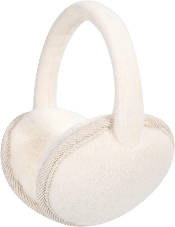 ZLYC Womens Girls Winter Warm Adjustable Knitted Ear Warmers Foldable Earmuffs | Amazon (US)