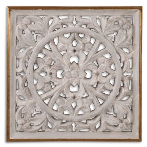 Antiqued White Stained Wood Wall Décor | Wayfair North America
