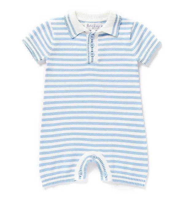 Baby Girls 3-18 Months Long Sleeve Striped Knitted Bodysuit | Dillard's