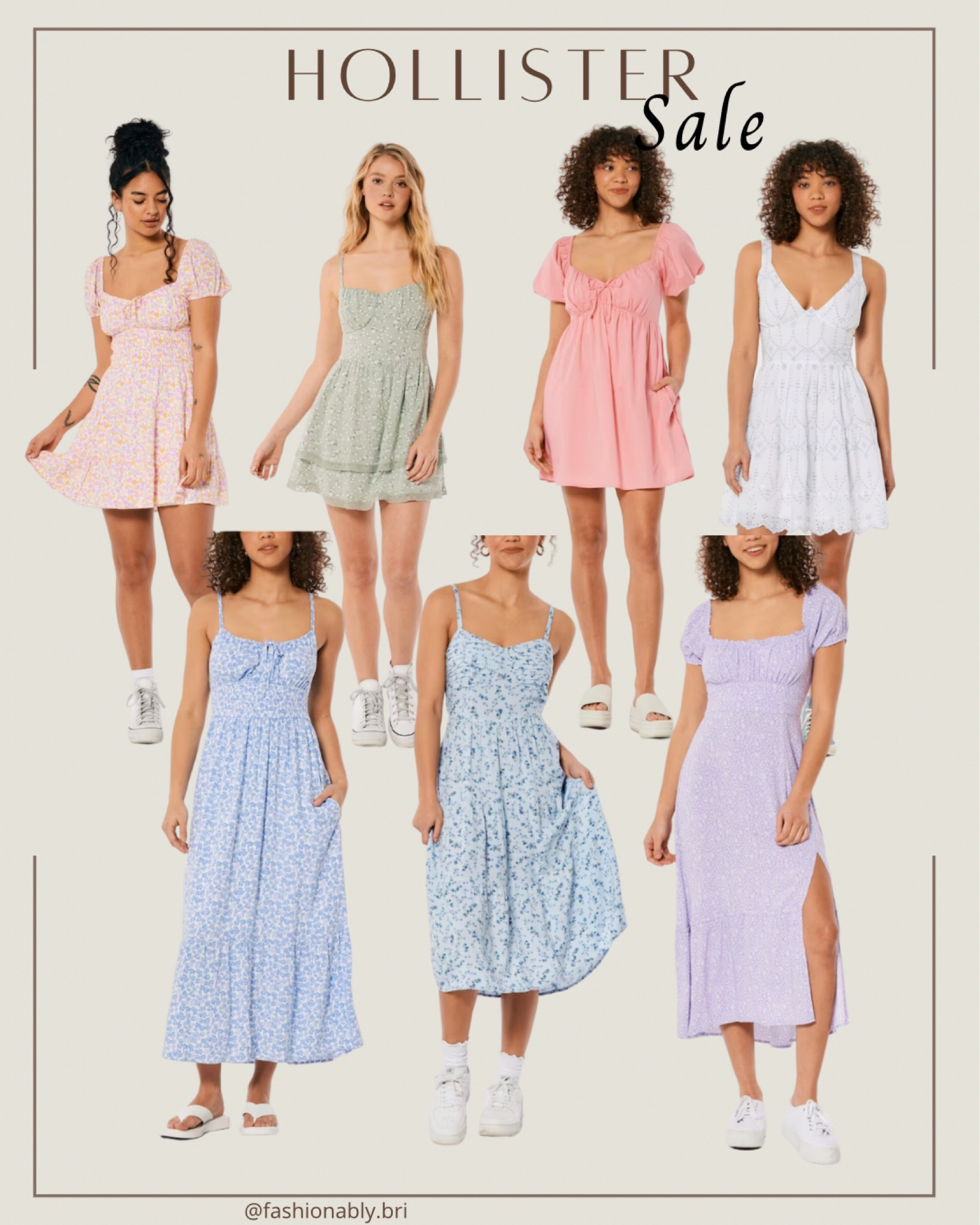 Hollister pink outlet dress