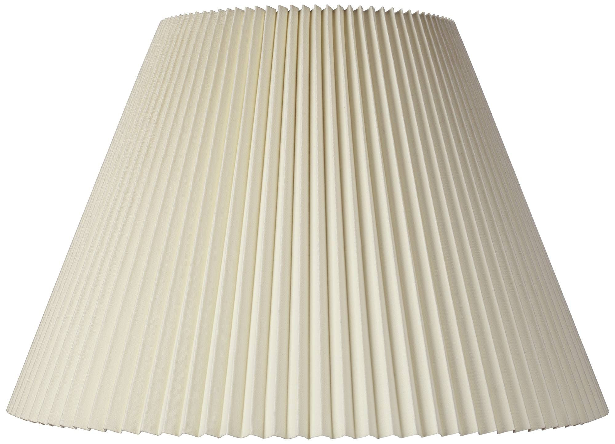 Empire Lamp Shade Beige Pleated Large 10.75" Top x 22" Bottom x 15.5" High Spider with Replacemen... | Amazon (US)