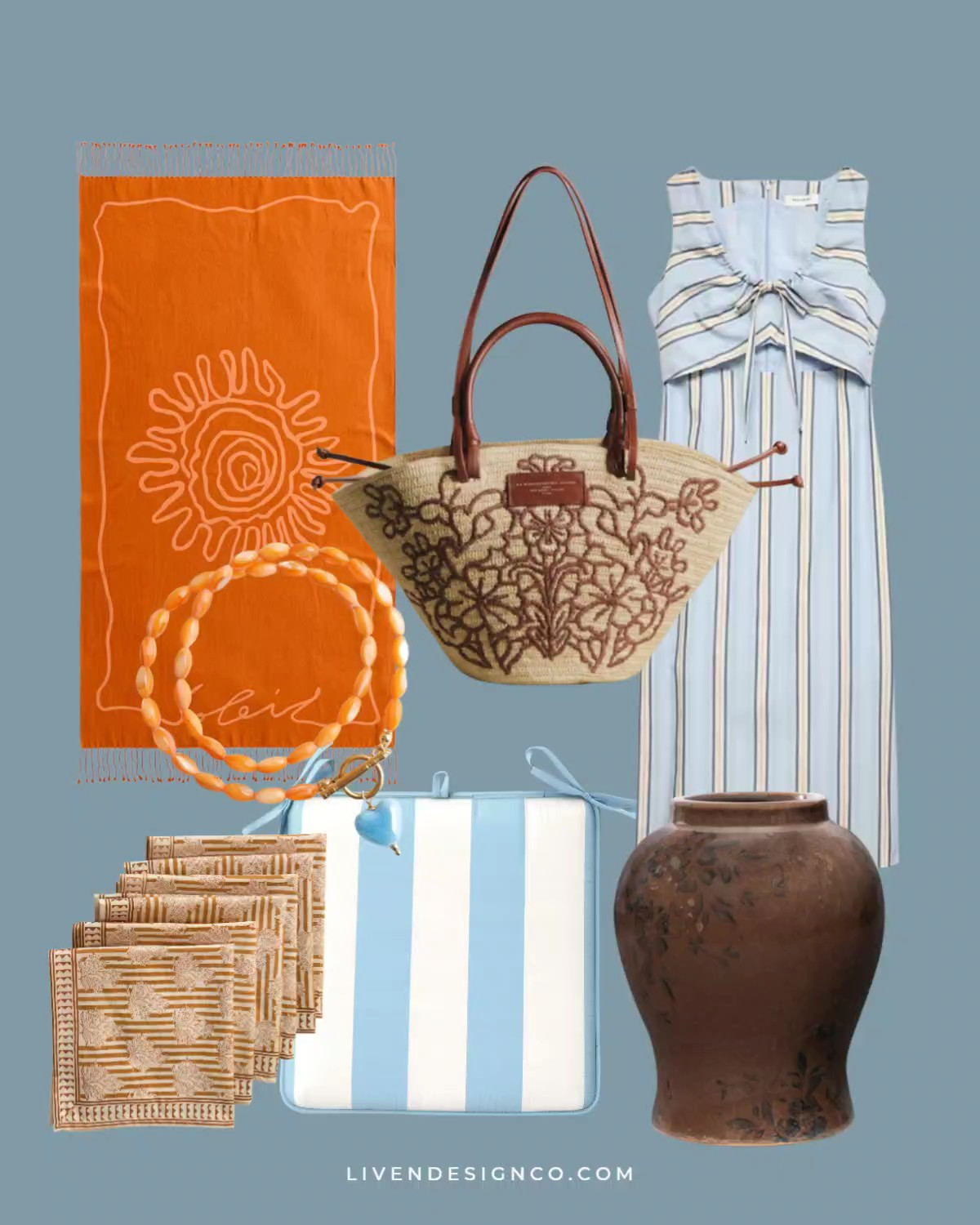 New discoveries. Earthy vase. Brown vase. Home decor. Beach towel. Midi dress. Gap. Banana Republic. H&M. Block print napkins. Beaded necklace. Straw tote. Sezane. 

#LTKSeasonal #LTKHome #LTKSaleAlert