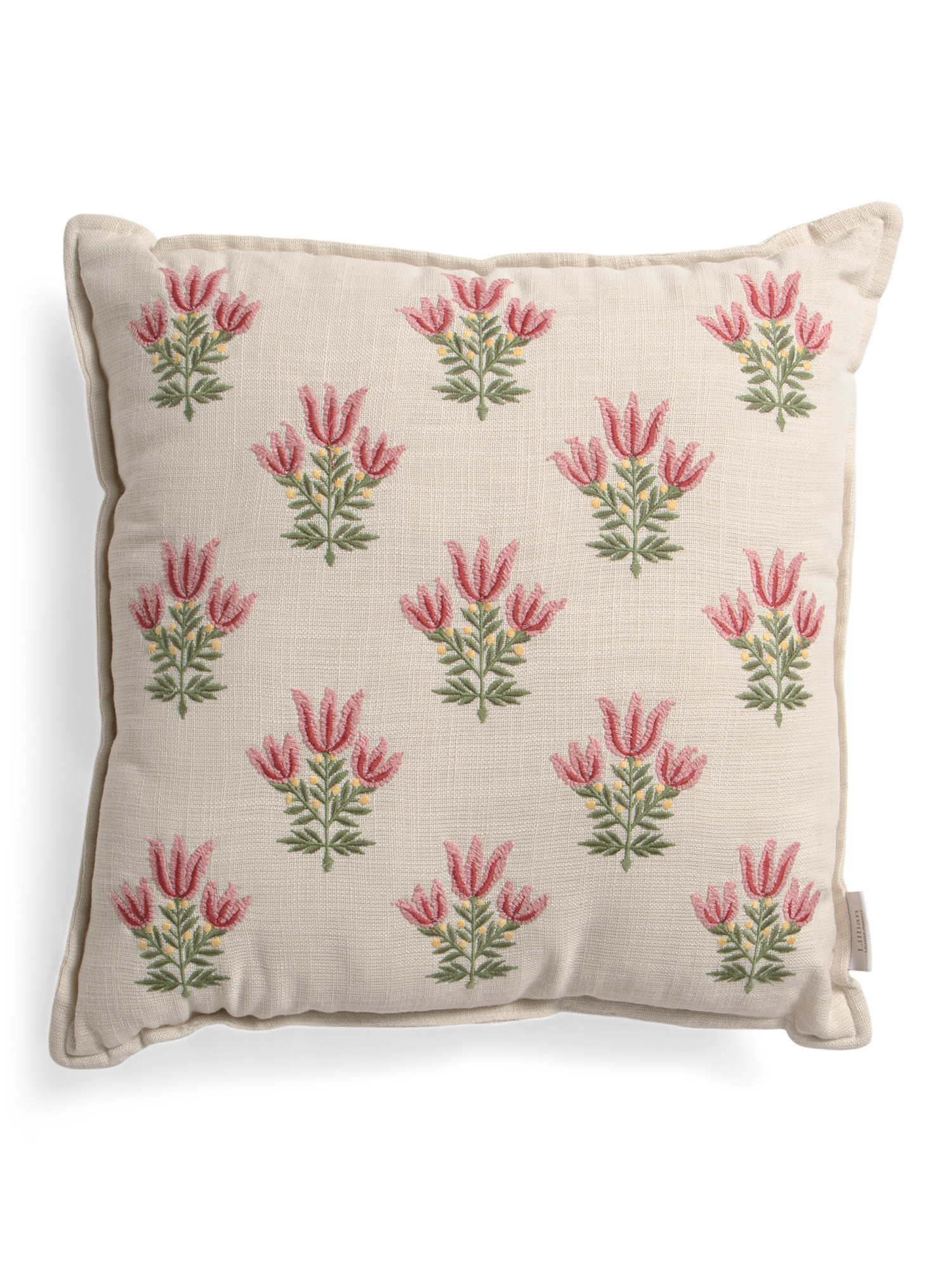 18x18 Tulip Mughal Pillow | TJ Maxx