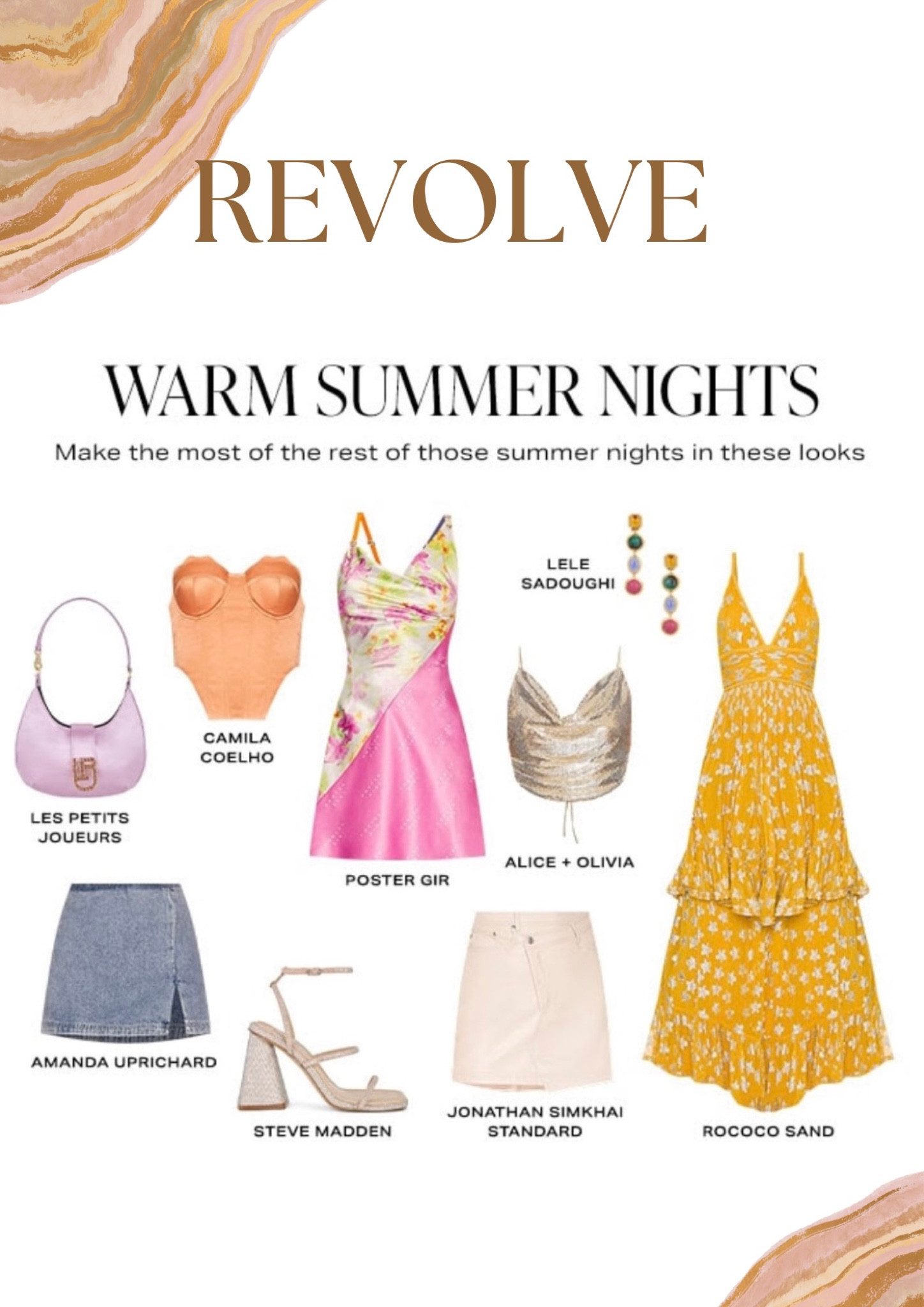 REVOLVE summer nights looks. Holding on to the last weeks of summer with these pieces. Obsessed with the colors and sparkly details 

#LTKSale #LTKSeasonal #LTKstyletip