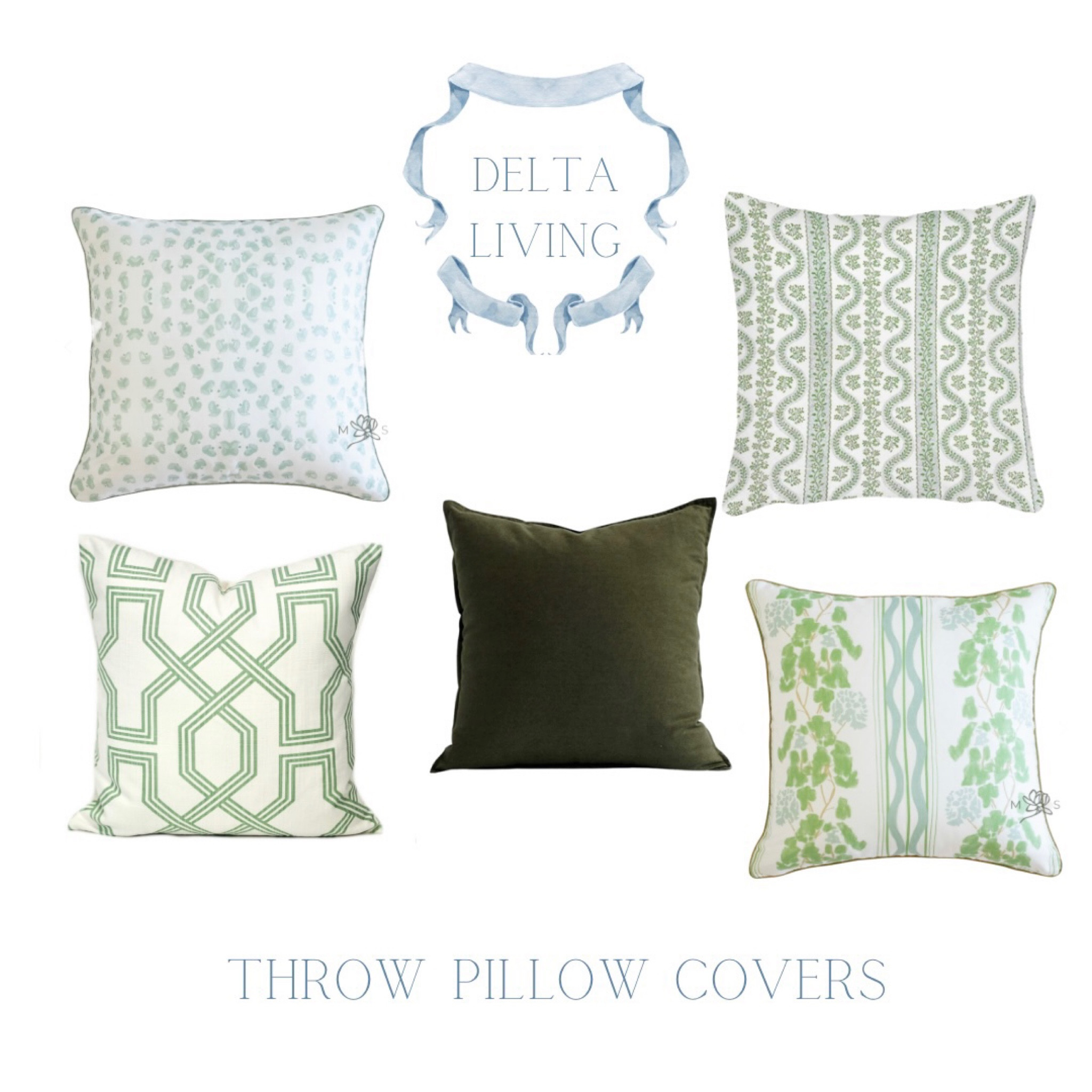 Throw pillows, throw pillow covers, Amazon pillows, etsy pillows, springy pillows