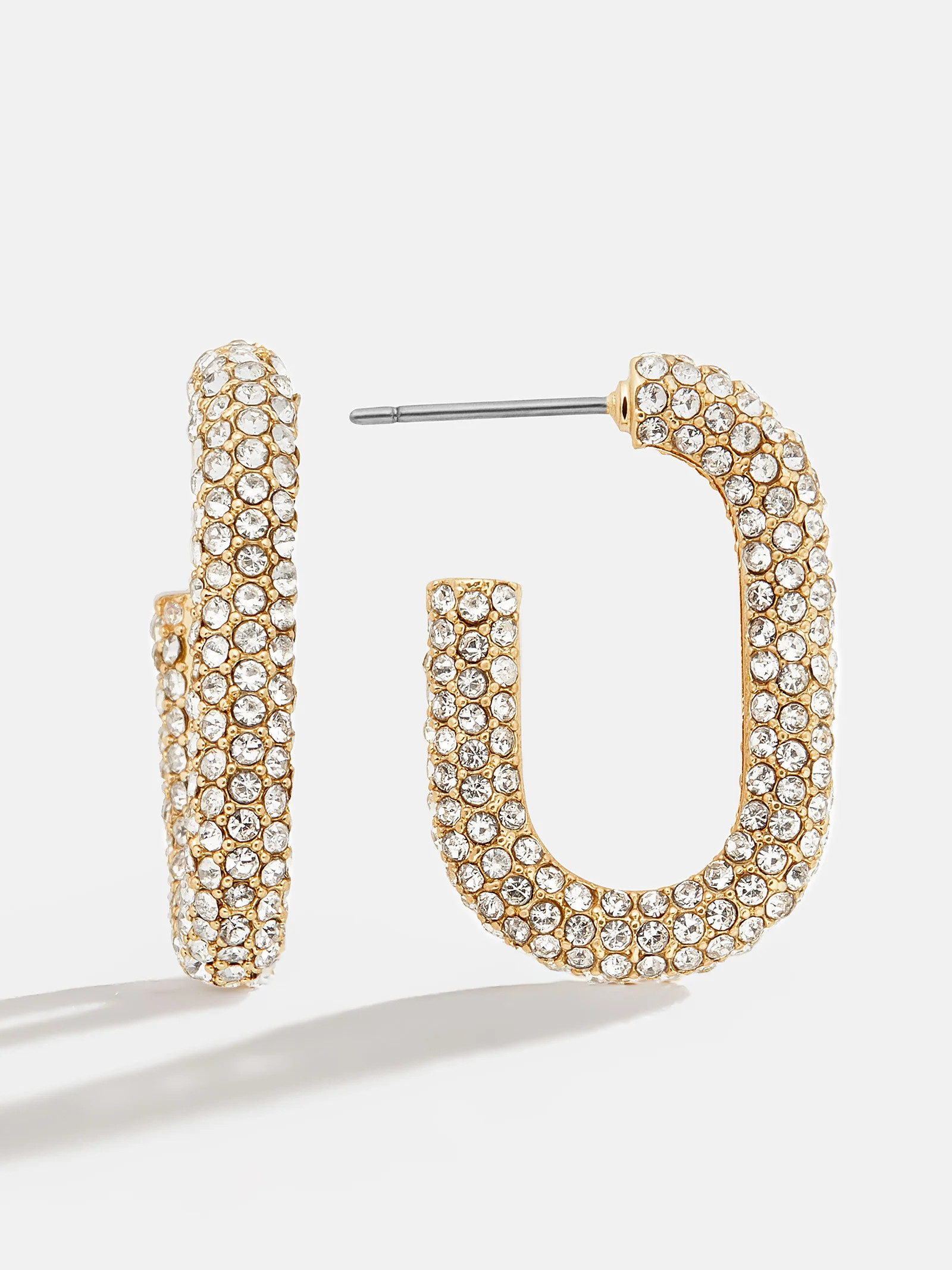 Sybil Earrings - Gold/Pavé | BaubleBar