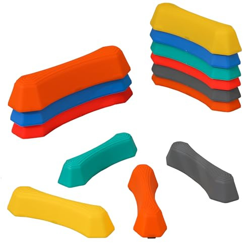 UIIKOLB Balance Beam for Kids(12pcs),Sensory Stepping Stones,Balance Stepping Stones Toy,Sensory Stepping Stones,Helps Your Child Promote Coordination，Balance and Strength | Amazon (US)