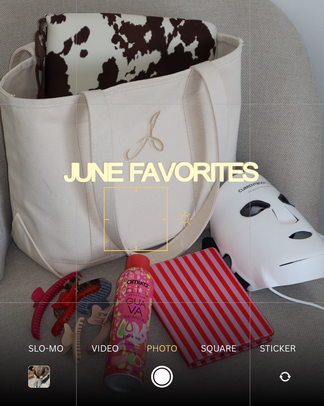 June Favorites 🤩 items I keep reaching for over and over!
@llbean Boat and Tote bag in size medium with long straps
@storicases Kindle Case code ‘ALLIE’ for 15% off
@currentbody Red Light Therapy Mask
@dagnedover Reid Computer Sling 14”
@amika x @ellisbrooklyn Dry Shampoo

#LTKgrwm #LTKmorningroutine #LTKselfcare