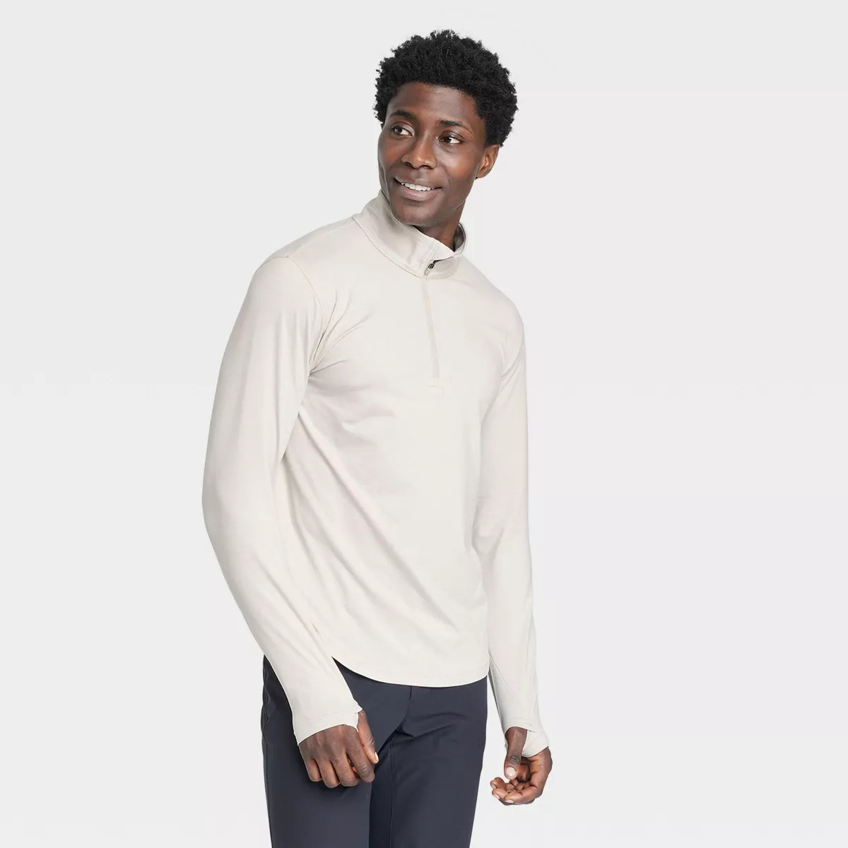 Men's Soft Stretch Zip Top - All In Motion™ | Target