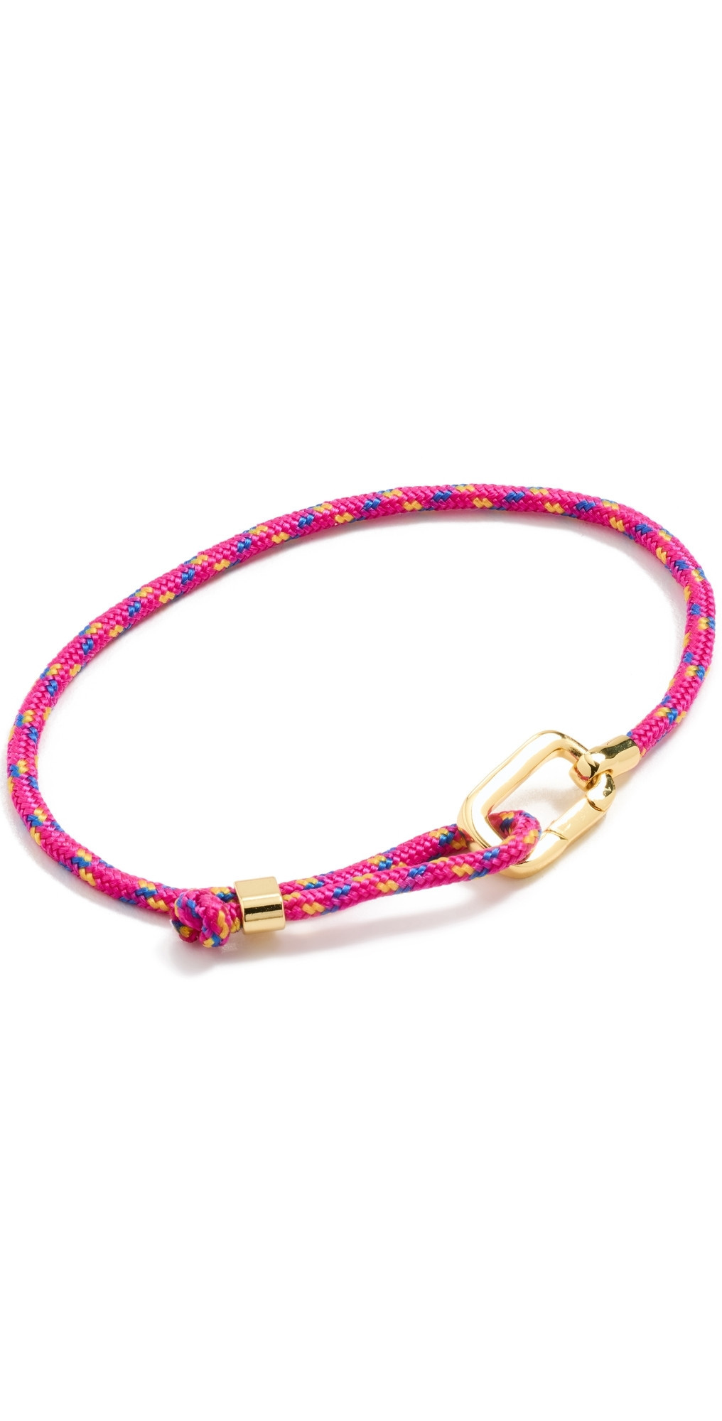 Gorjana Link Paracord Bracelet Pink One Size | Shopbop