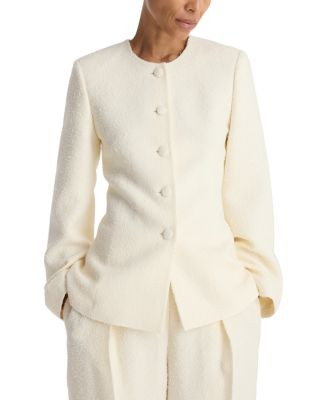 Rohe Wool-Blend Boucle Knit Shaped Blazer | Bloomingdale's (US)