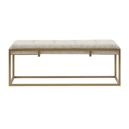 Onyx Button-Tufted Upholstered Metal Base Accent Bench | Joss & Main | Wayfair North America