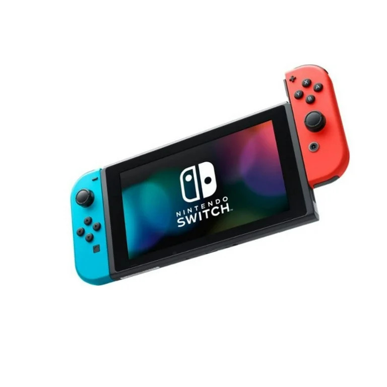 Restored Nintendo HADSKABAH Switch with Neon Blue and Neon Red JoyCon (Refurbished) | Walmart (US)
