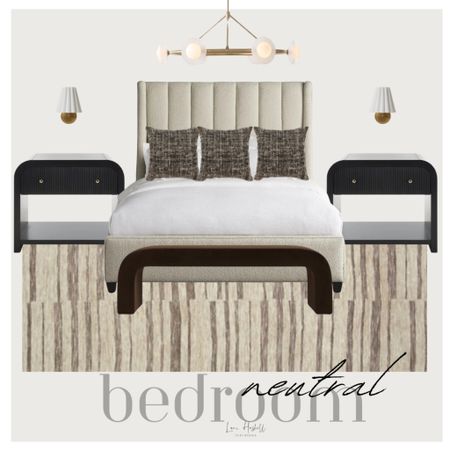 Bedroom 
Home decor 
Bed 
Rug 
Sconce 
Modern 
Nightstand 

#LTKHome #LTKSummerSales #LTKStyleTip