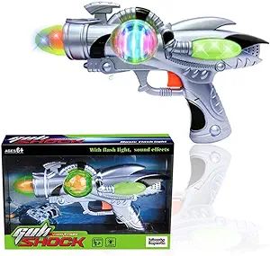 Electric Toy Space Gun, Galactic Infinity Alien Blaster Pistol for Kids Pretend Play with Flashin... | Amazon (US)
