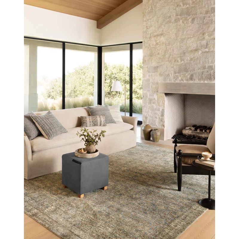 Amber Lewis x Loloi Morgan Sea / Sage Area Rug feat. CloudPile™ | Wayfair North America