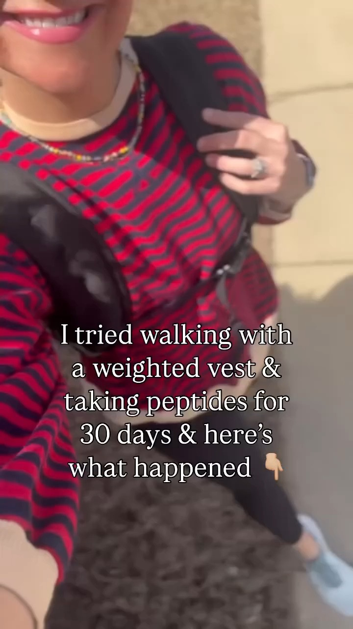 I tried walking with a weighted vest and taking p*p🌊s for 30 days and here’s what happened… 😳🔥

💪 More motivated to walk! The extra weight helps burn more calories, and I feel way more accomplished + I blow through my 10K steps a day goal! 🚶‍♀️✨

🔥 I feel my whole body engaged... HELLO abs, back, and booty all working with each step! 🍑💥

💯 I recover and feel stronger than ever, and I’m almost never sore. Thank you p*ps! 🙌💊

Want to level up your fitness routine too? 🤩

💌 Comment “VEST” for the link to my Amazon weighted vest and my all-natural p*ps! Let’s do this together! 💯🚀

#sundayreset #healthybyheatherbrown