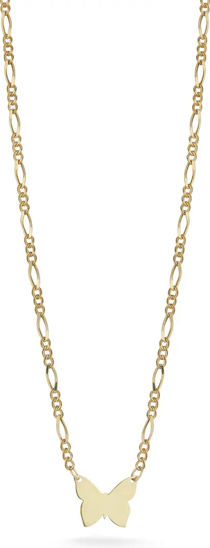 14K Gold Butterfly Necklace | Nordstrom Rack