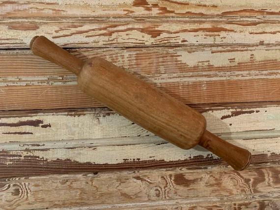 Primitive Wooden Rolling Pin. Vintage Antique Kitchen | Etsy | Etsy (US)