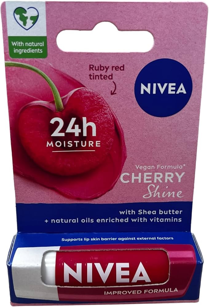 Nivea A Kiss of Cherry Fruit Lip Care - 0.17 oz | Amazon (US)