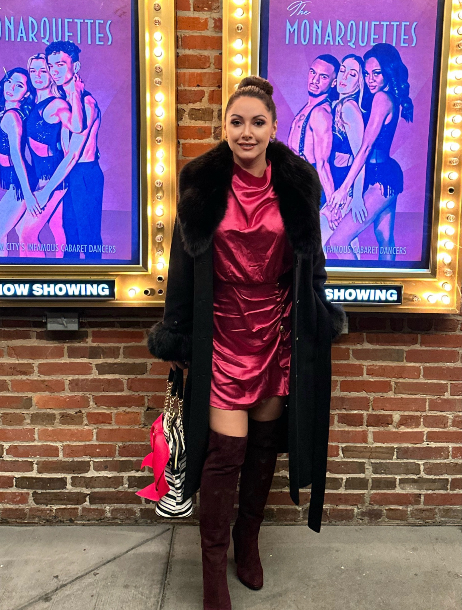 After watching some incredible ladies wear pink last night on Golden Globes I remembered about this gorgeous piece! Going to pull it out of my closet for my next girls night! 
Boots are on great sale as well! 

#LTKparties #LTKshoecrush #LTKfindsunder100