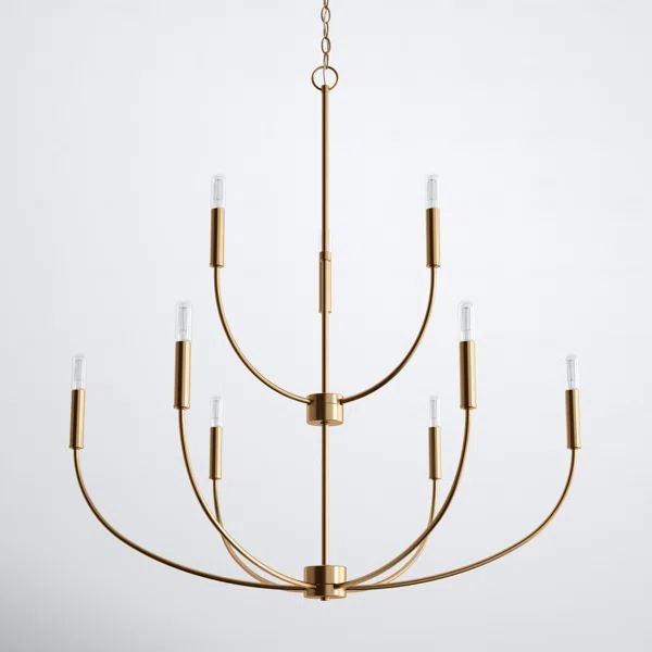 Kendrey 9 - Light Dimmable Classic / Traditional Chandelier | Wayfair North America