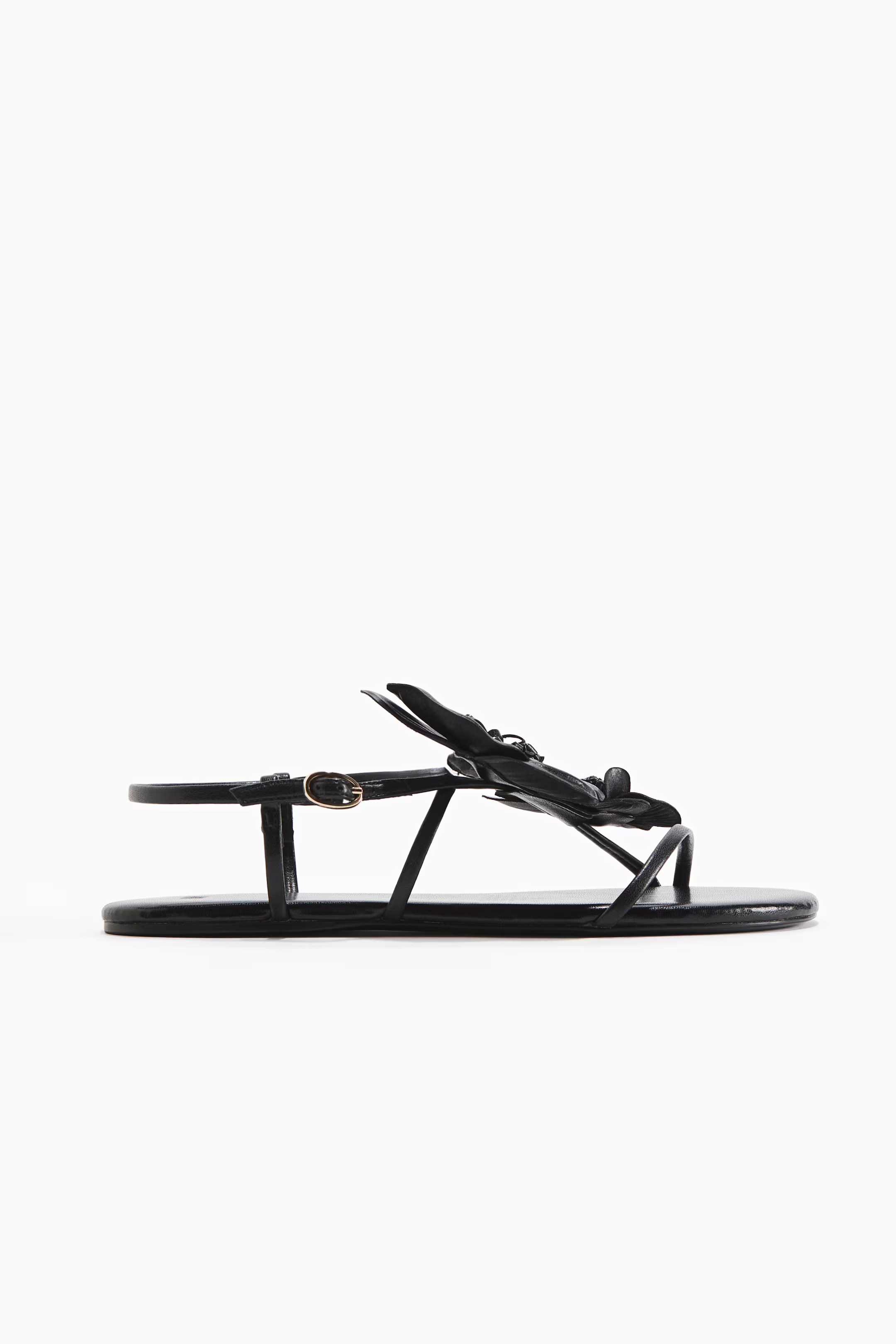 Appliqu\u00e9d strappy sandals | H&M (UK, MY, IN, SG, PH, TW, HK)