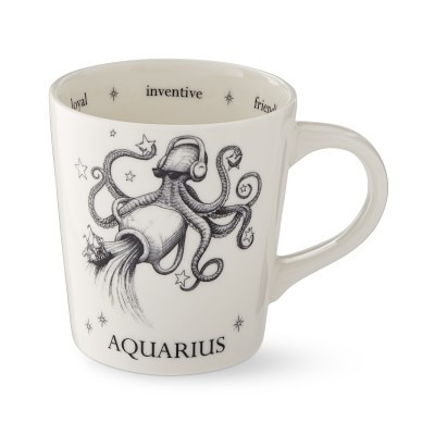 Rory Dobner Zodiac Mug, Aquarius | Williams Sonoma | Williams-Sonoma