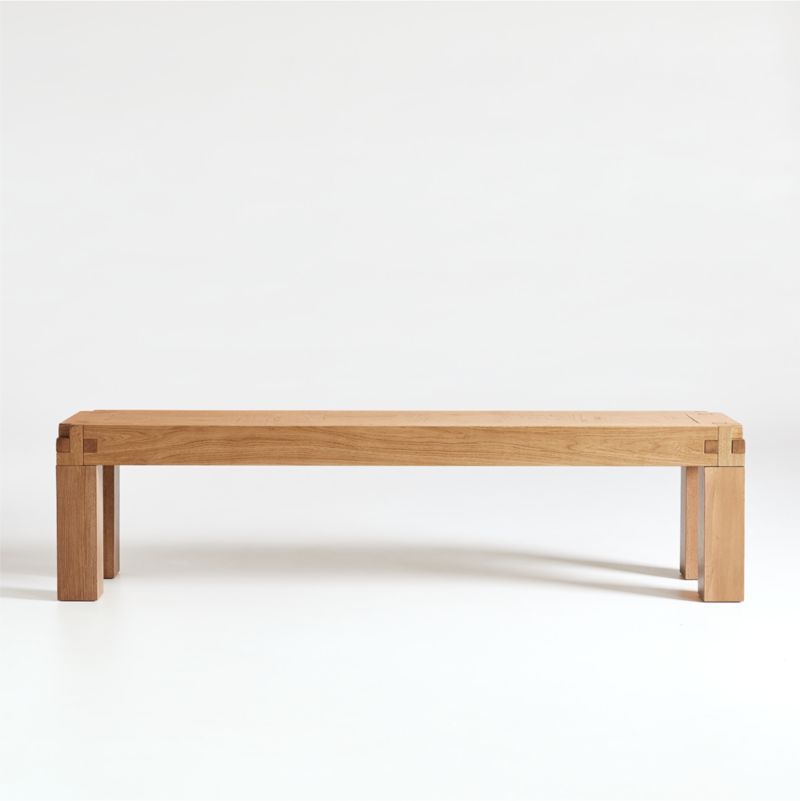 Knot Rustic Dining Bench + Reviews | Crate and Barrel | Crate & Barrel