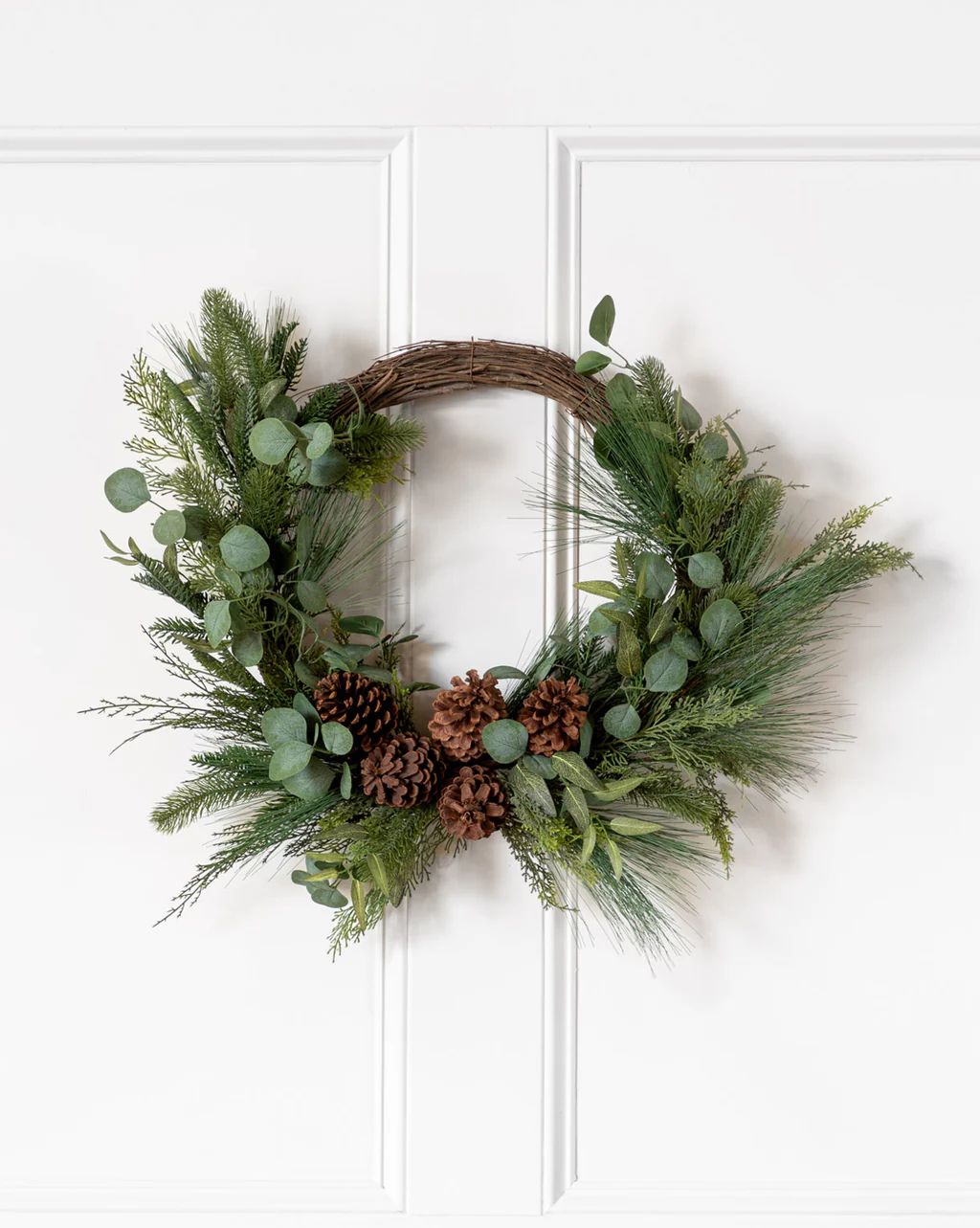 Pine & Eucalyptus Faux Wreath | McGee & Co.