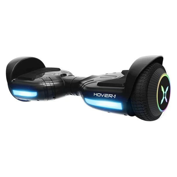 Hover-1 Blast Hoverboard, Black, 160 Lbs., Max Weight, 7 Mph Max Speed, LED Lights - Walmart.com | Walmart (US)