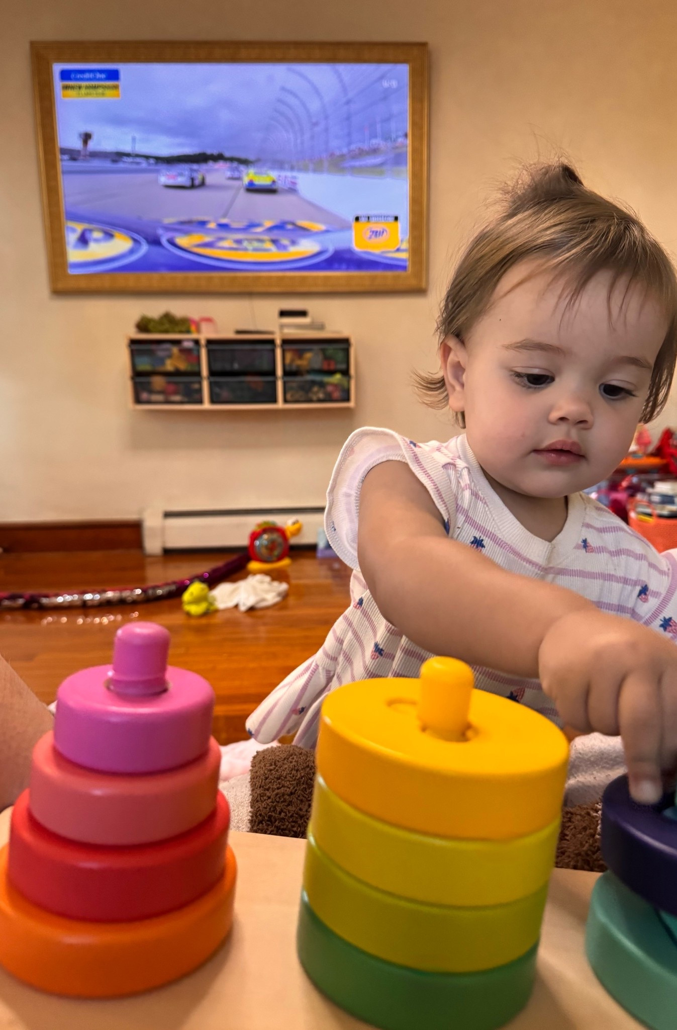 We only own a hand full of Lovevery toys but they are worth it!! My daughter would rather play with this one specifically over watching tv… highly recommend!! Not only is it fun but there is hidden cognitive motor skills! ⚙️🧠 
#Lovevery #Montessori #cognitiveskills #activebaby #babyregistry #firstbirthday  #90schildhood #childhood #notoverstimulating #learning #smartbaby #slowchildhood #screenfree #toddler #baby #giftguide

#LTKdayinmylife #LTKKids #LTKBaby