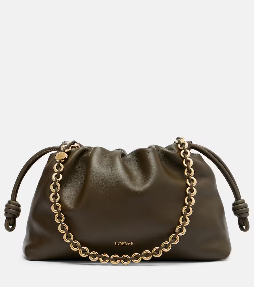 Loewe Flamenco Medium leather clutch | Mytheresa (INTL)